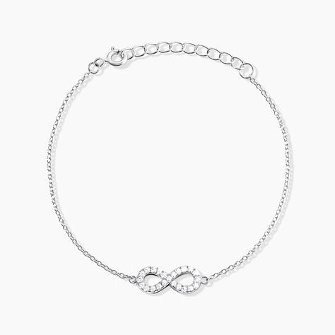 Bracelet Lou Argent Blanc Oxyde De Zirconium - Bracelets Femme | Histoire d’Or