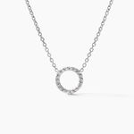 Collier Peytone Argent Blanc - F&ecirc;te des m&egrave;res Femme | Histoire d&rsquo;Or