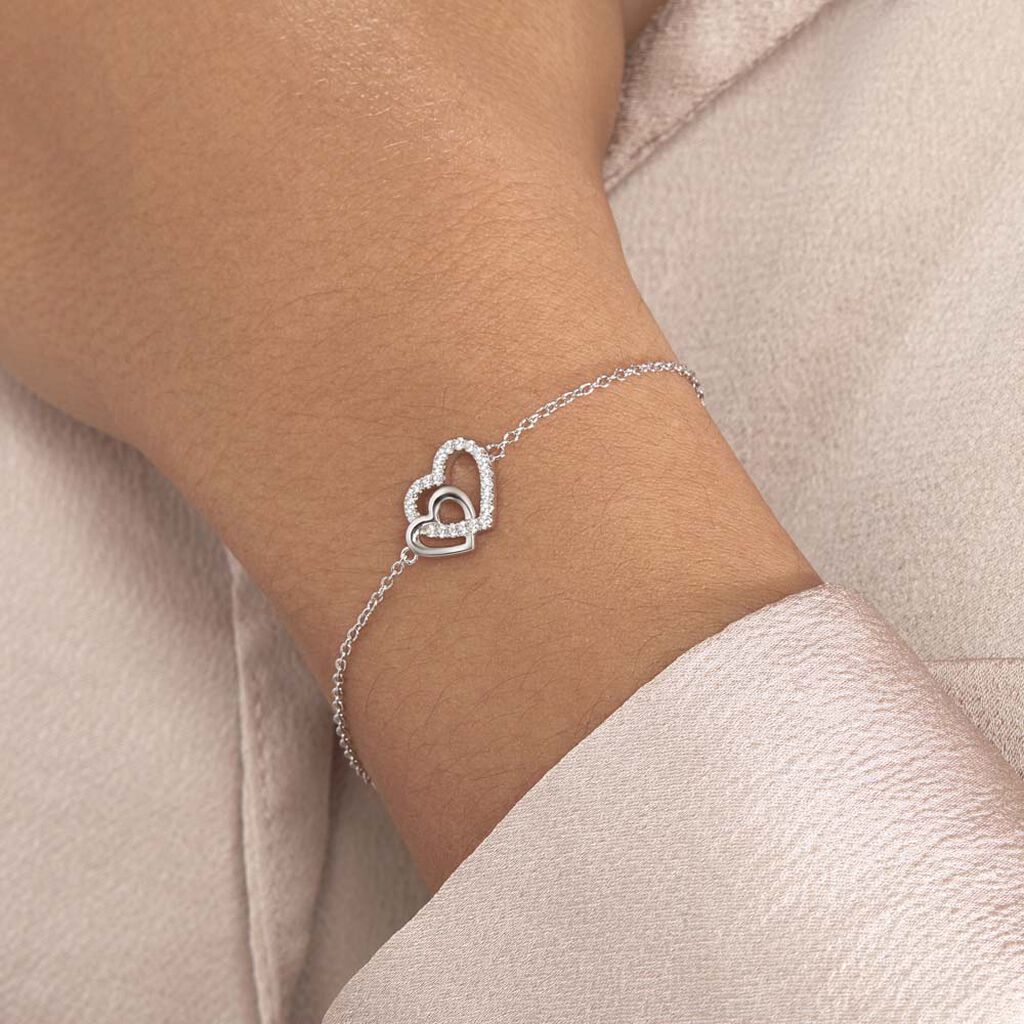 Bracelet Donatiane Argent Blanc Oxyde De Zirconium - Bracelets Femme | Histoire d’Or