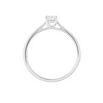 Bague Solitaire Victoria Platine Blanc Diamant - Bagues solitaires Femme | Histoire d&rsquo;Or