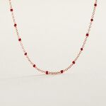 Collier Argent Rose Polka - Colliers fantaisie Femme | Histoire d&rsquo;Or