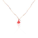 Collier Ninon Argent Rose Perle D'imitation Et Chrysoprase - Colliers fantaisie Femme | Histoire d&rsquo;Or