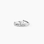 Cr&eacute;oles Rio Argent Blanc Oxyde De Zirconium - Boucles d'oreilles cr&eacute;oles Femme | Histoire d&rsquo;Or