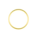 Alliance Ciham Ruban Plat Or Jaune - Alliances Famille | Histoire d&rsquo;Or