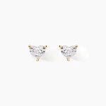 Boucles D'oreilles Puces Diamotion Or Jaune Diamant - Clous d'oreilles Femme | Histoire d&rsquo;Or
