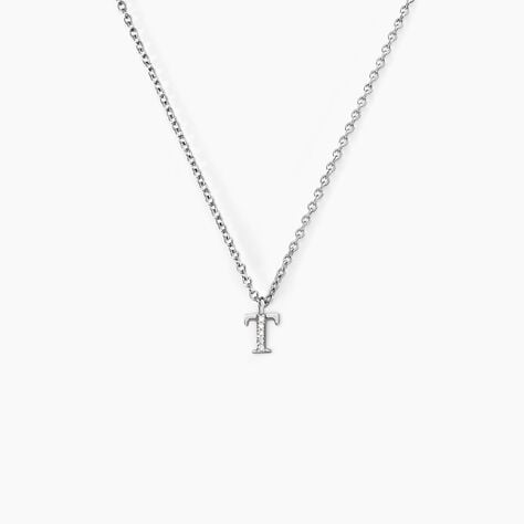 Collier Neruda Argent Blanc Oxyde De Zirconium - Colliers fantaisie Femme | Histoire d&rsquo;Or