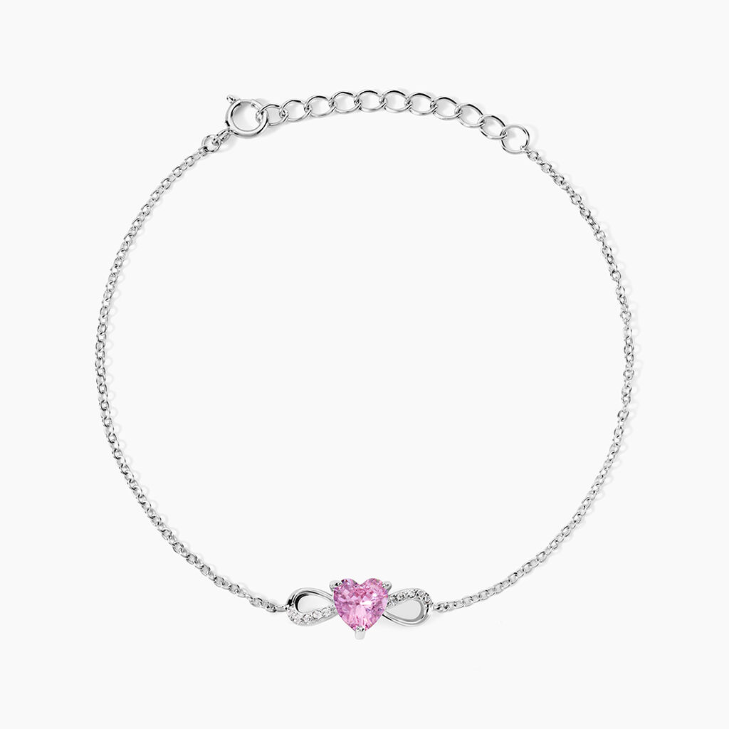 Bracelet Argent Blanc Atieno Oxyde De Zirconium - F&ecirc;te des m&egrave;res Femme | Histoire d&rsquo;Or