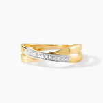 Bague Renda Or Jaune Diamant - Bagues avec pierre Femme | Histoire d&rsquo;Or