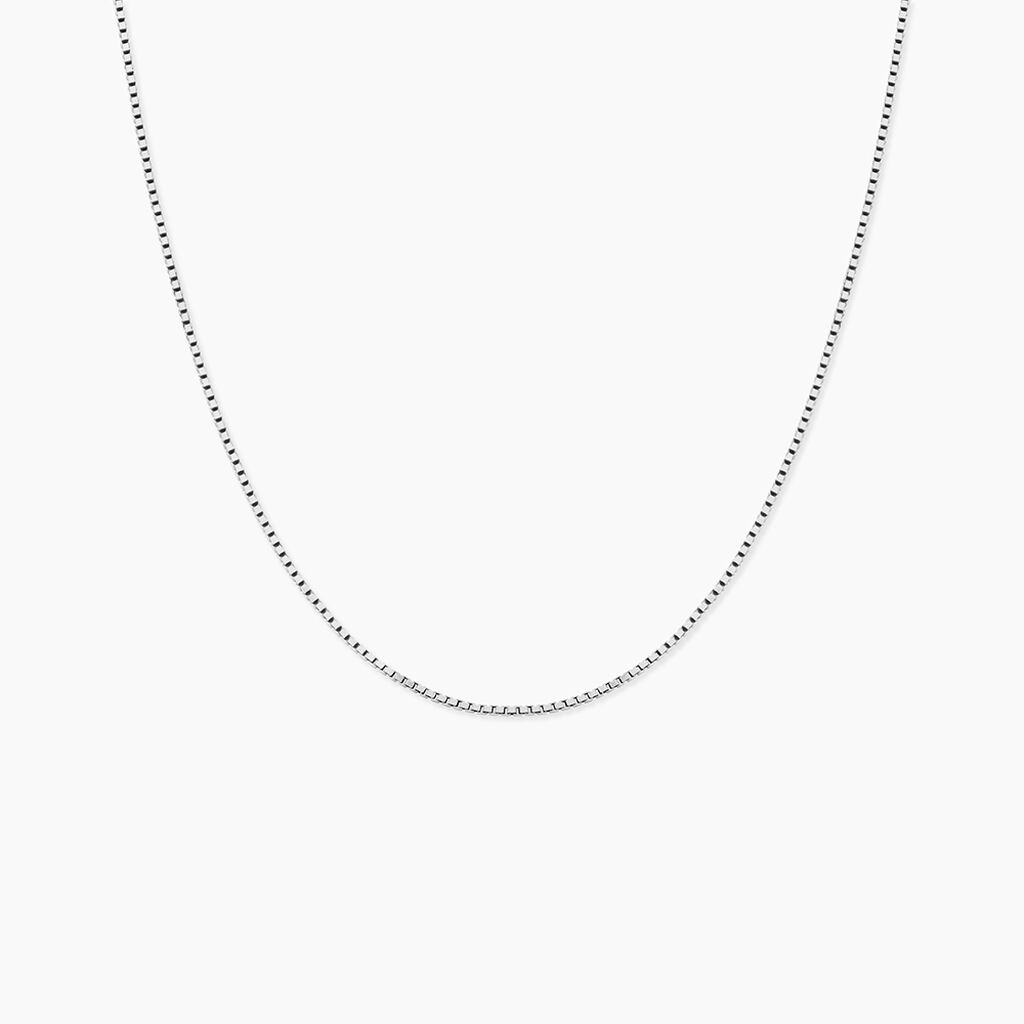 Cha&icirc;ne Alyze Argent Blanc - Chaines Femme | Histoire d&rsquo;Or