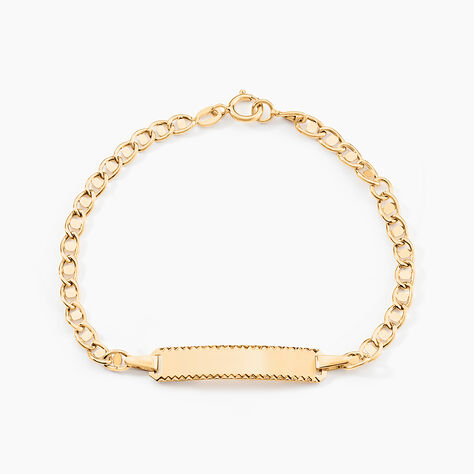 Bracelet Identite Bebe Or Jaune Eowyn - Bracelets Communion Enfant | Histoire d&rsquo;Or