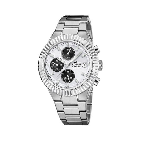 Montre Lotus Freedom Chrono Bicolore Blanc / Noir - Montres chronographes Homme | Histoire d&rsquo;Or