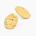 Boucles D'Oreilles Puces Amaelle Acier Jaune - Boucles d'oreilles fantaisie Femme | Histoire d&rsquo;Or