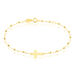 Bracelet Cobeia Maille Boule Or Jaune - Bracelets Baptême Enfant | Histoire d’Or