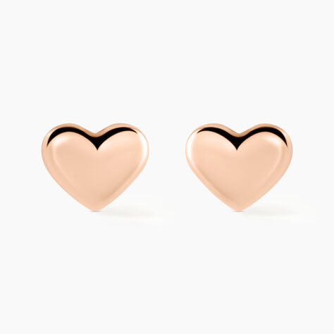 Boucles D'oreilles Puces Lison Or Rose - Clous d'oreilles Enfant | Histoire d’Or
