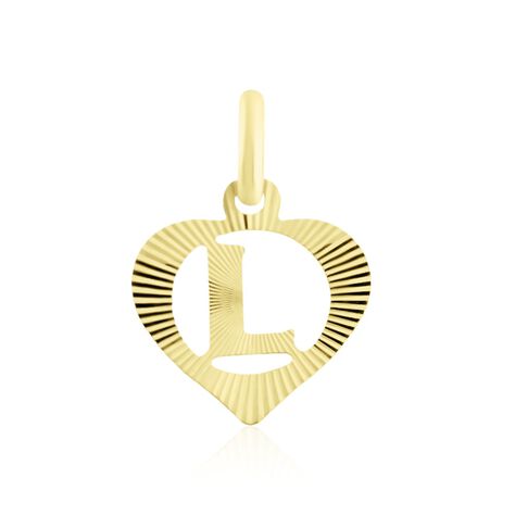 Pendentif Eudocie Coeur Lettre Or Jaune - Pendentifs Coeur Femme | Histoire d’Or