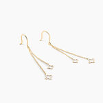 Boucles D'Oreilles Pendantes Narendra Or Jaune - Boucles d'oreilles pendantes Femme | Histoire d&rsquo;Or