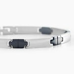 Bracelet Tim Acier Blanc - Bracelets Homme | Histoire d&rsquo;Or