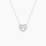 Collier Elansa Argent Blanc Oxyde De Zirconium - Colliers fantaisie Femme | Histoire d&rsquo;Or