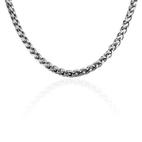Collier Acier Gris Vasio - Chaines Femme | Histoire d’Or