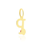 Pendentif Helidie Coccinelle Lettre Or Jaune - Pendentifs Enfant | Histoire d&rsquo;Or