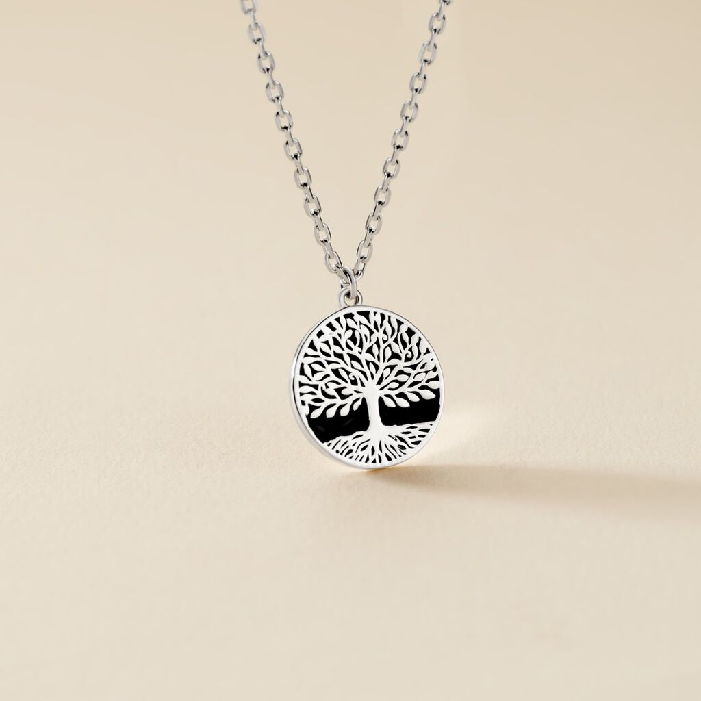 Collier Maximiliano Argent Blanc - Colliers Homme | Histoire d’Or