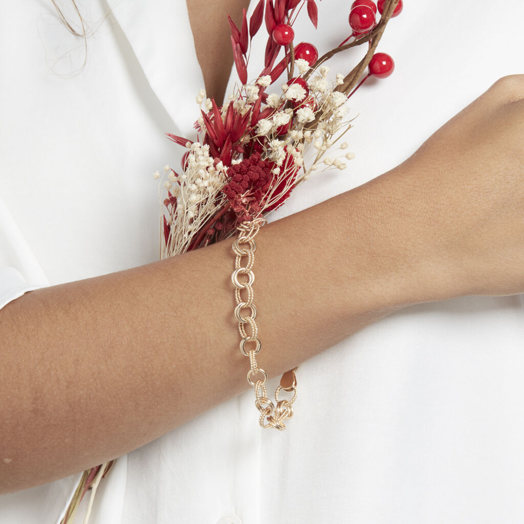 Bracelet Plaqué Or Lezou - Bracelets chaîne Femme | Histoire d’Or