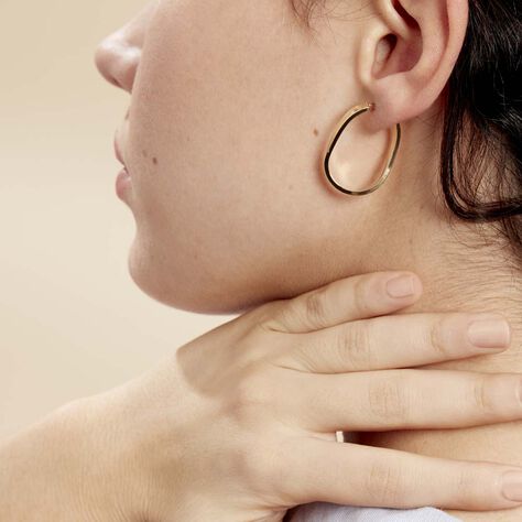 Créoles Silla Or Jaune - Boucles d'oreilles créoles Femme | Histoire d’Or