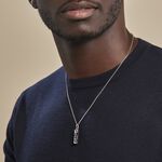 Pendentif Tiki Argent Blanc Onyx - Pendentifs Famille | Histoire d&rsquo;Or