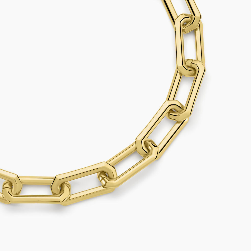 Collier Lyre Acier Jaune - Colliers Femme | Histoire d’Or