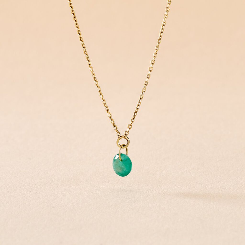 Collier Shakir Or Jaune Emeraude - Colliers Femme | Histoire d’Or