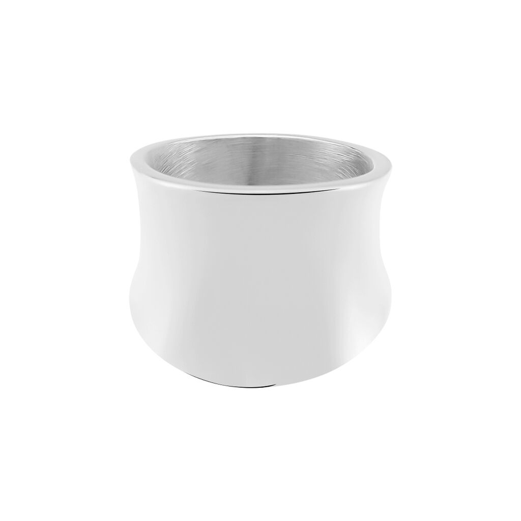 Bague Jonc Nohani Acier Blanc - Bagues fantaisie Femme | Histoire d&rsquo;Or