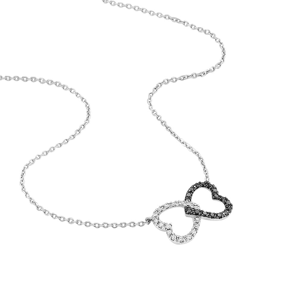 Collier Miranda Or Blanc Diamant - Colliers Femme | Histoire d’Or
