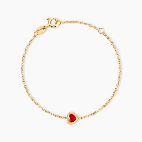 Bracelet Coralie Argent Dor&eacute; A L'Or 750/1000 - Bracelets fantaisie Enfant | Histoire d&rsquo;Or