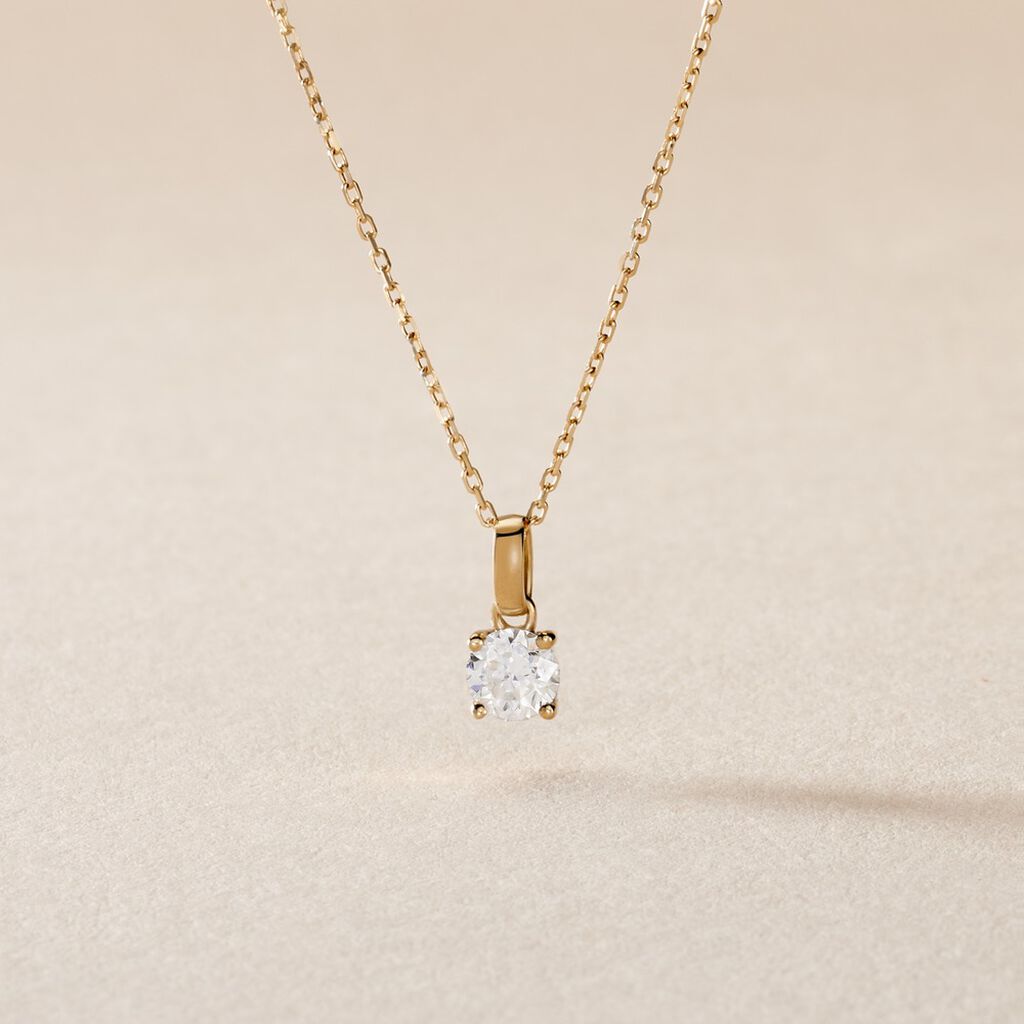 Pendentif Aphrodite Or Jaune Diamant - Pendentifs Femme | Histoire d’Or