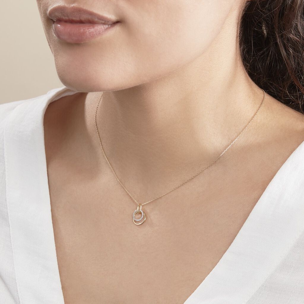 Collier Megan Or Jaune Diamant - Colliers Femme | Histoire d’Or