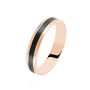Alliance Camille Ruban Plat Or Rose
