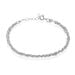 Bracelet Abie Torsade Argent Blanc - Bracelets Femme | Histoire d’Or