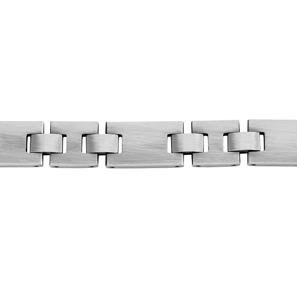 Bracelet Mica Acier Gris - Bracelets Homme | Histoire d&rsquo;Or