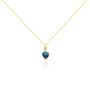 Collier Or Jaune Clothilde Topaze