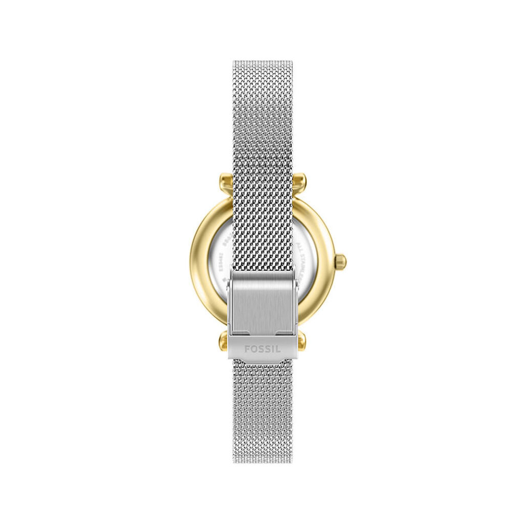 Montre Fossil Carlie Mini Nacre Blanche - Montres Femme | Histoire d&rsquo;Or