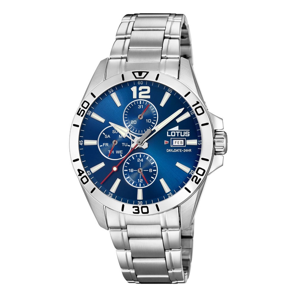 Montres Lotus 18666/1 Acier Boucle déployante simple Blanc Ronde -  HIMHBQB8450 • Histoire d'Or