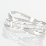 Bague Anelyse Or Blanc Oxyde De Zirconium - Bagues avec pierre Femme | Histoire d&rsquo;Or