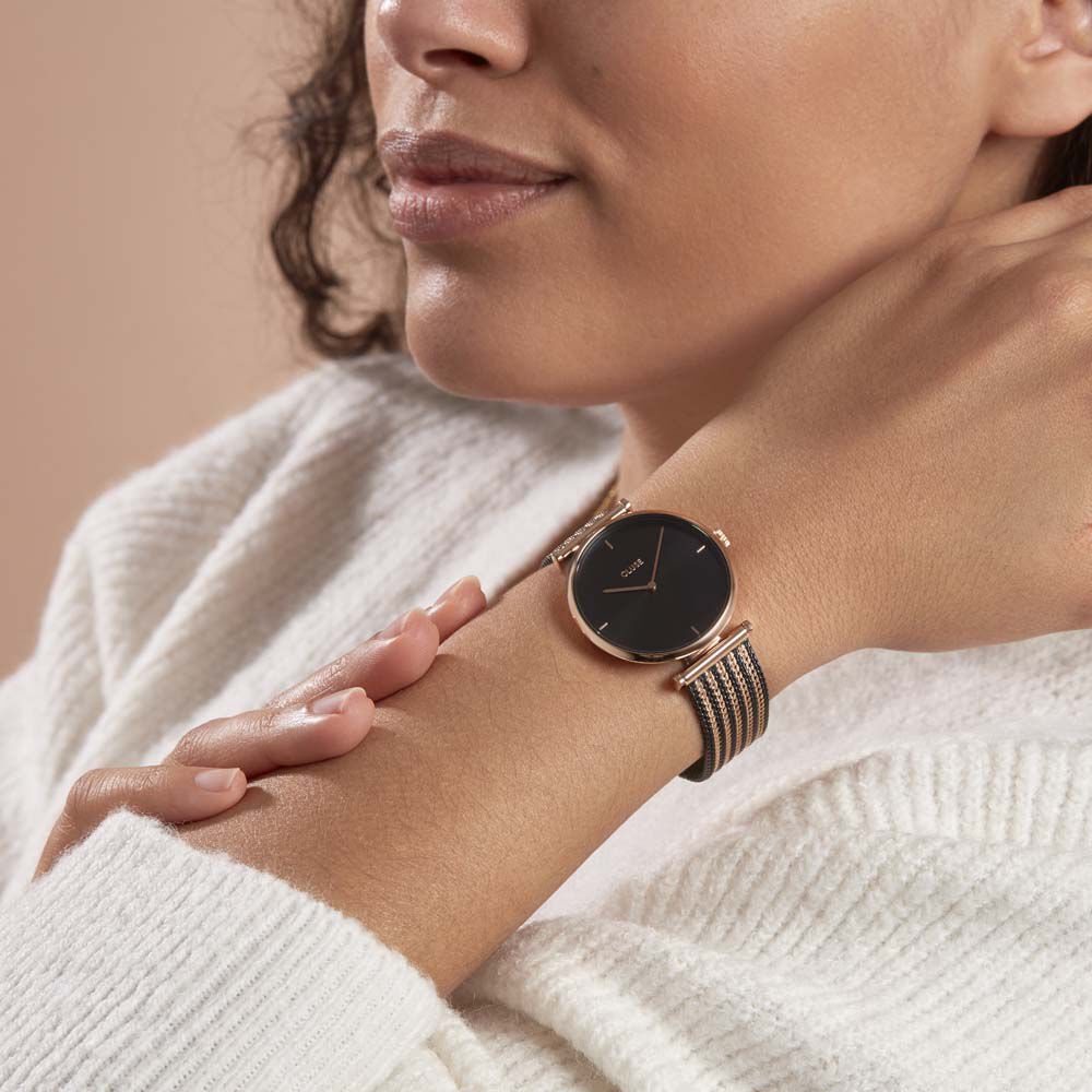 Montre Cluse Triomphe Rose Gold Bicolore - Femme - Montres | MATY