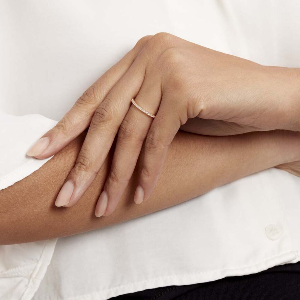 Alliance Julietta Or Jaune Oxyde De Zirconium - Alliances Femme | Histoire d’Or