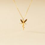 Collier Feelia Or Jaune - Colliers Enfant | Histoire d&rsquo;Or