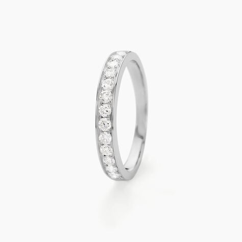 Alliance Rhea Or Blanc Diamant - Alliances Femme | Histoire d’Or