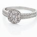 Bague Eleonoora Platine Blanc Diamant - Bagues avec pierre Femme | Histoire d’Or