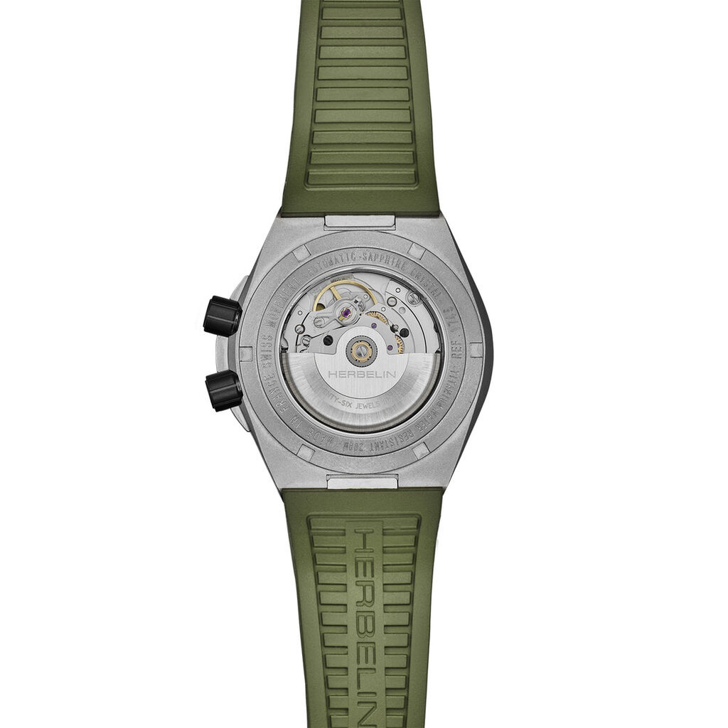 Montre Herbelin Cap Camarat Gris - Montres m&eacute;caniques Homme | Histoire d&rsquo;Or