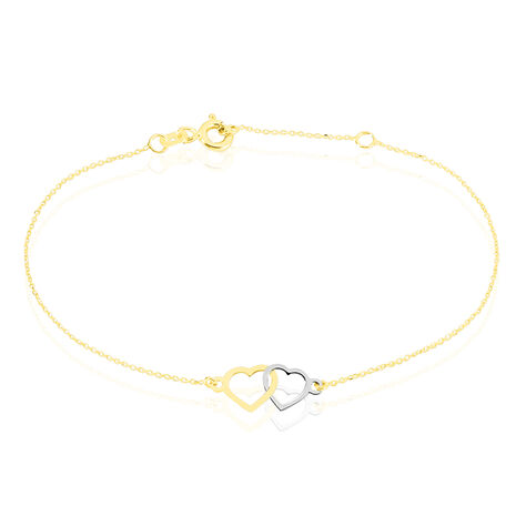 Bracelet Eleno Or Bicolore - Bracelets Coeur Femme | Histoire d’Or