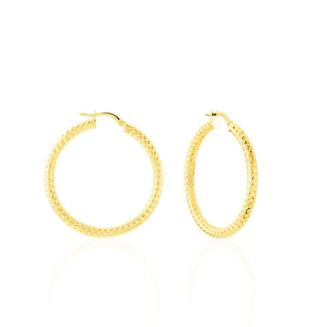 Cr&eacute;oles Udara Or Jaune - Boucles d'oreilles cr&eacute;oles Femme | Histoire d&rsquo;Or